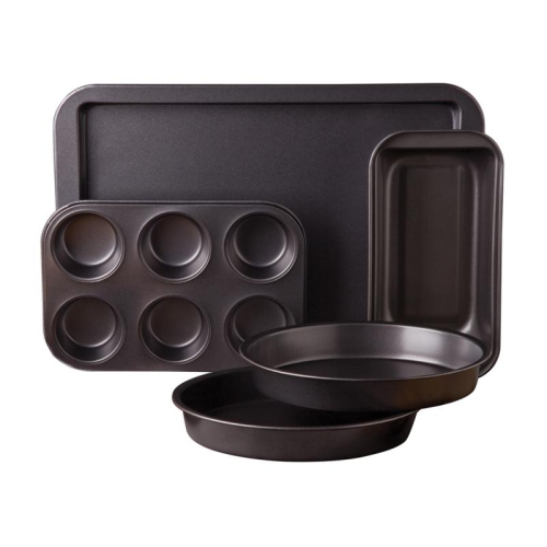 Gibson Home Love-To-Bake Ensemble de 5 ustensiles de cuisson antiadhésifs
