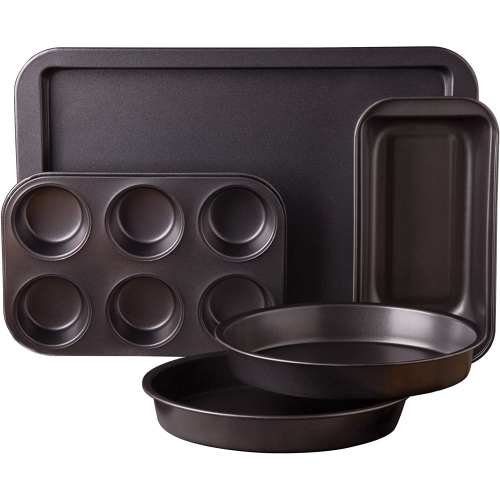 Gibson Home Love-To-Bake Ensemble de 5 ustensiles de cuisson antiadhésifs