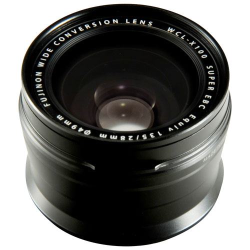 Fujifilm X Wide Angle Conversion Lens for X100/X100S - Black