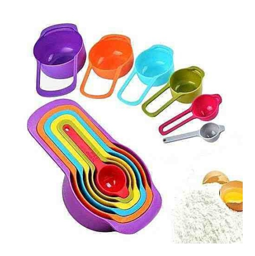 ISTAR Kitchen Classic Measuring Cups and Spoons Great for Baking and Cooking, Set of 6 PCS