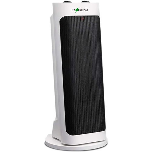 Ecohouzng Oscillating Tower Ceramic Fan Heater with Remote Control