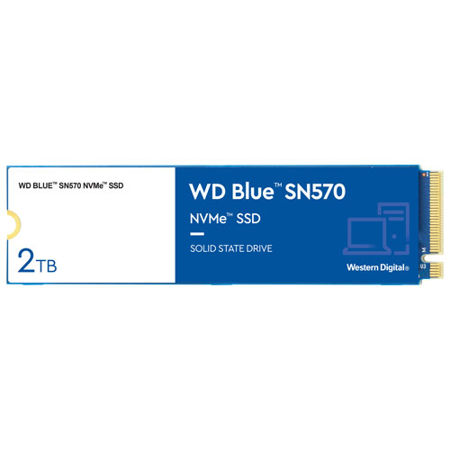 WD Blue SN570 2TB NVMe PCI-e Internal Solid State Drive