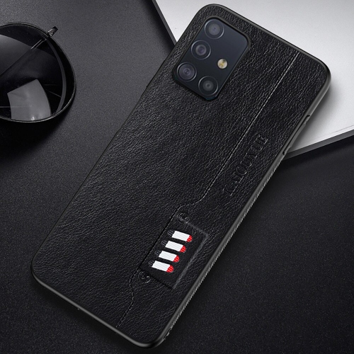 Tedlin leather texture slim Soft Silicone Shockproof Case Anti-Scratch Protective Cover for Samsung Galaxy NOTE 20 ULTAR -Black