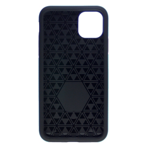 TopSave Triangle Pattern PC Back+Inner TPU Dual Layer Hybrid Case For iPhone 13, Teal