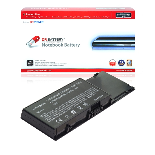 DR. BATTERY - Replacement for Dell Precision WorkStations M6400 / F729F / G102C / H355F / J012F / KR854 / P267P / PG474 [11.1V / 8400mAh / 90Wh] ***