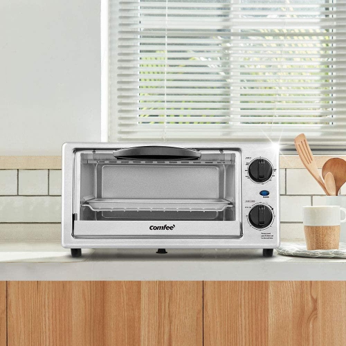 Comfee 4-Slice Mechanical Toaster Oven