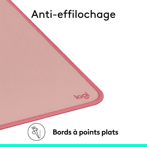 Tapis de bureau Studio de Logitech - Rose foncé