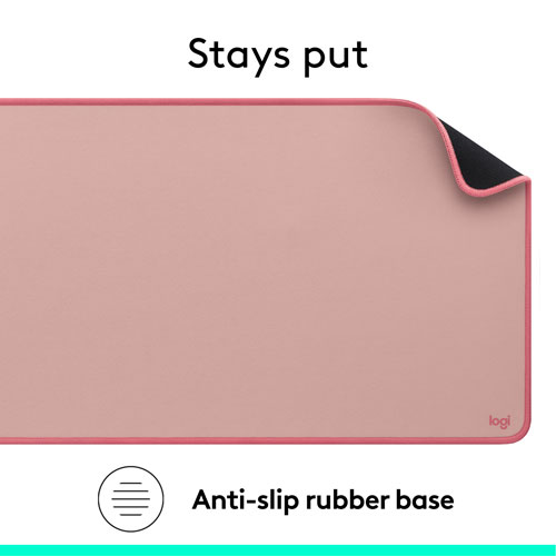 Tapis de bureau Studio de Logitech - Rose foncé