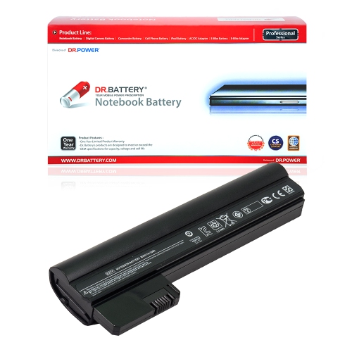 DR. BATTERY - Replacement for Compaq Mini CQ10-520 / CQ10-530 / CQ10-550 / CQ10-400 / HSTNN-CU1T / HSTNN-DB1U / HSTNN-E04C [10.8V / 2200mAh / 24Wh]