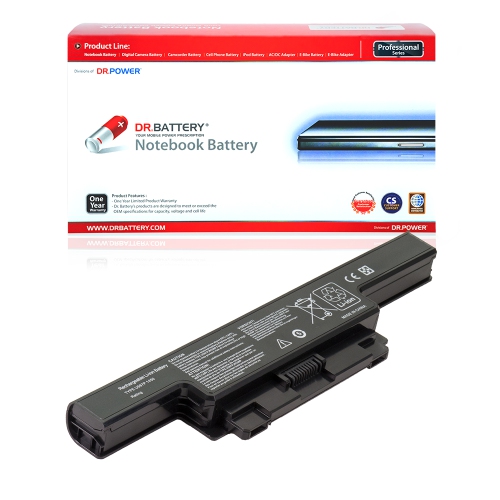 DR. BATTERY - Replacement for Dell Studio 1450 / 1450n / 1457 / 1458 / 312-4000 / 312-4009 / N996P / N998P / P219P / U597P [11.1V / 4400mAh / 49Wh] *