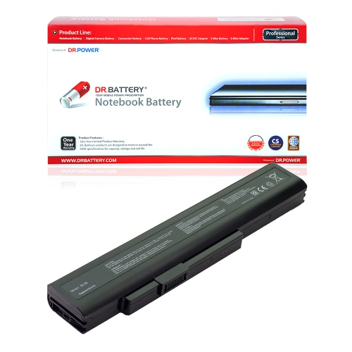 DR. BATTERY - Replacement for MSI A6400 / CR640 / CR640DX / CR640MX / CR640X / CX640 / A32-A15 / A41-A15 / A42-A15 / A42-H36 [10.8V / 4400mAh / 48Wh]