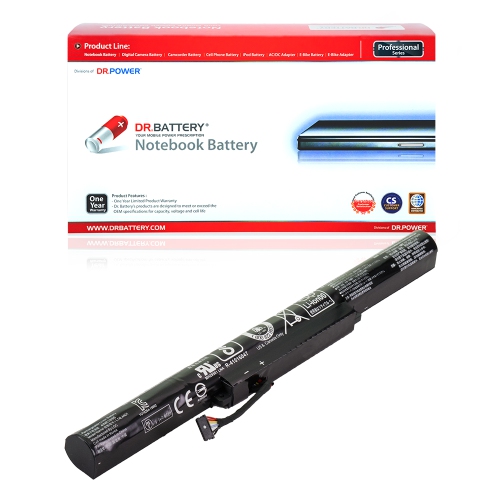 DR. BATTERY - Replacement for Lenovo IdeaPad 500 / 500-15ACZ / 500-15ISK / L14L4A01 / L14S4A01 [14.4V / 2200mAh / 32Wh] *** Free Shipping***