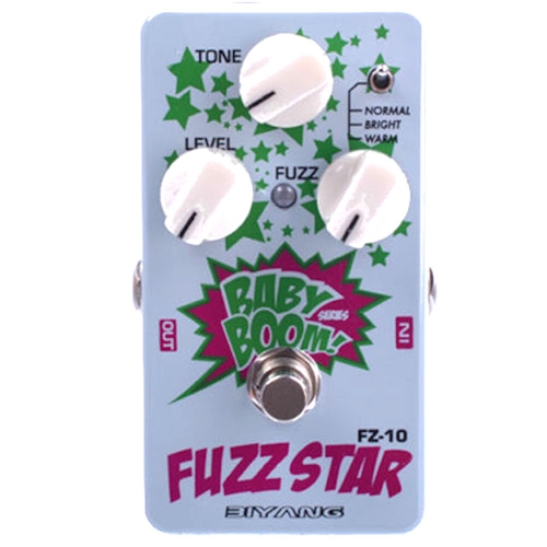 Biyang FZ-10 Fuzz Star Electric Guitar Effect Pedal 3 Modes of Fuzz and Dist