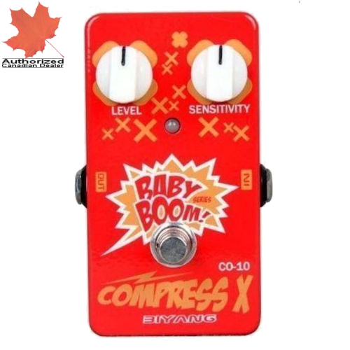 Biyang CO-10 Compress X Guitar Effect Pedal Compressor for Guitar or Bass