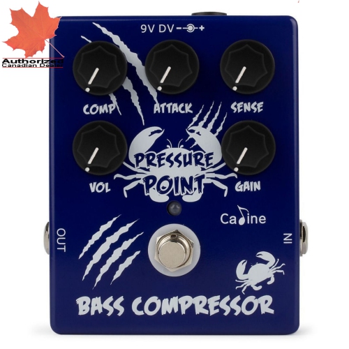 CALINE CANADA  Caline Cp-45 Pressure Point Bass Compressor Guitar Effect Pedal