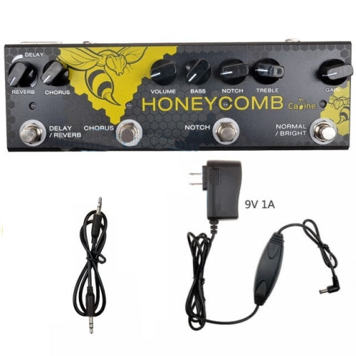 Caline CP-48 Honeycomb Acoustic Multi Effect System Chorus Delay Reverb Boost EQ