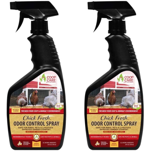 Chick Fresh Odor Control Spray for Backyard Chickens. Eliminate