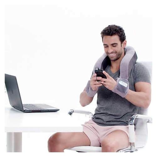 Dr-HO’S - Neck pain Pro avec trousse de coussinets en gel et ceinture antidouleur pour le dos