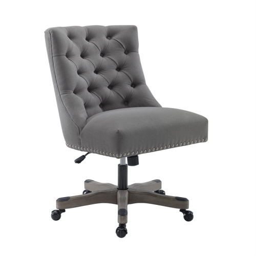 RIVERBAY FURNITURE  Tufted Office Chair In Light In Gray