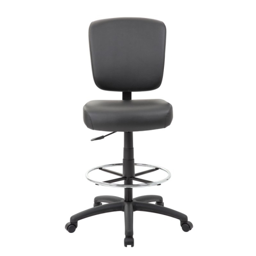 Boss Office Heavy Duty Wide Seat Drafting Stool without Arms