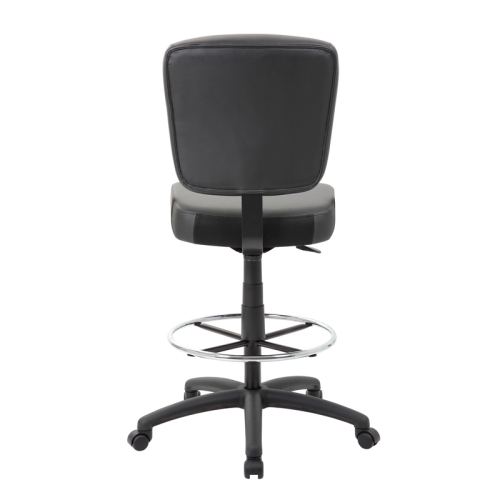 Boss Office Heavy Duty Wide Seat Drafting Stool without Arms