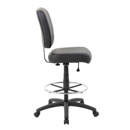 Boss Office Heavy Duty Wide Seat Drafting Stool without Arms
