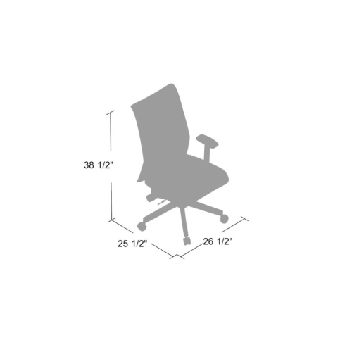 Scranton & Co Mesh Adjustable Computer Desk Chair