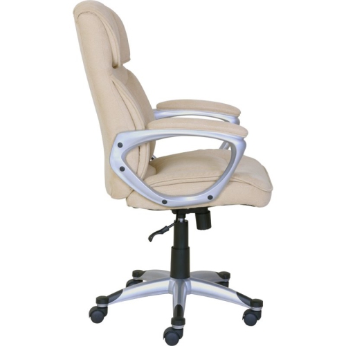 Scranton & Co Executive Office Chair in Fawn Tan Linen
