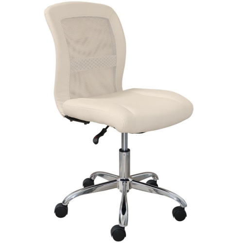 Serta at Home Essentials Faux Leather Office Chair in Cream