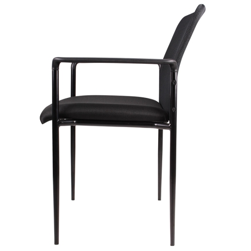 Scranton & Co Guest Chair with Casters in Black