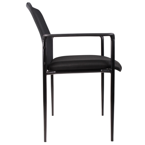 Scranton & Co Guest Chair with Casters in Black