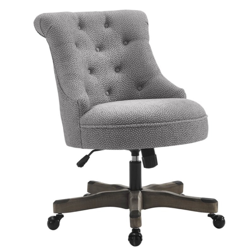 RIVERBAY FURNITURE  Fabric Office Swivel Chair In Light Gray