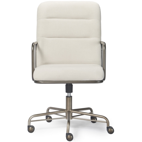 Finch Franklin Modern Fabric Desk Chair Cream
