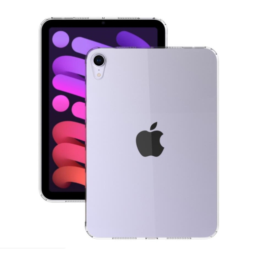 Compatible avec l'étui transparent pour iPad mini 7/6, l'étui protecteur arrière souple et transparent ultramince en TPUR souple pour iPad mini 2021
