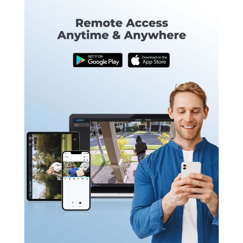 Reolink 4K Person/Vehicle Detection PoE Security Camera, Audio Recording