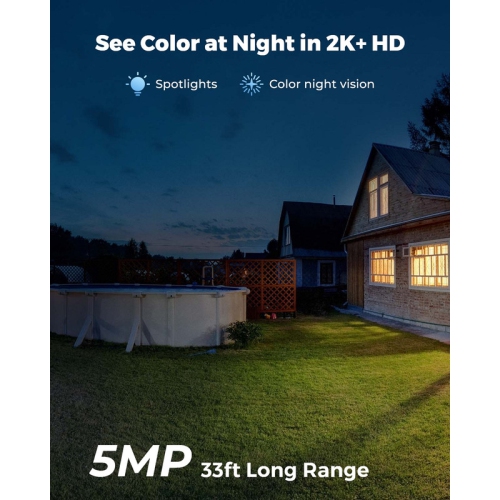 Reolink 5MP Spotlight Security Camera Battery/Solar Powered, Person/Vehicle Detection, Color Night Vision, 2-Way Audio, 5GHz/2.4GHz WiFi
