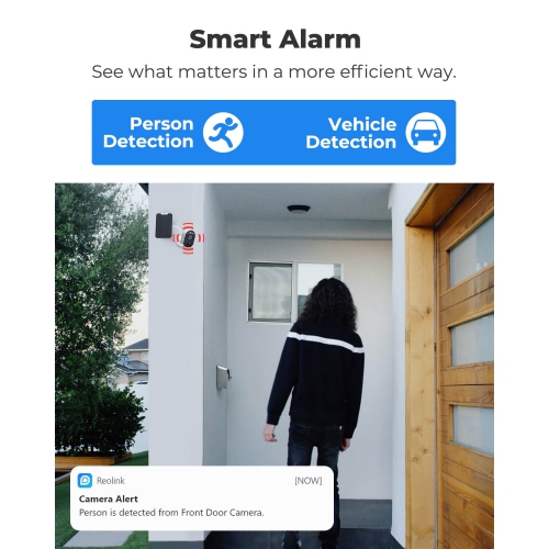 Reolink 5MP Spotlight Security Camera Battery/Solar Powered, Person/Vehicle Detection, Color Night Vision, 2-Way Audio, 5GHz/2.4GHz WiFi