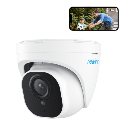 Reolink Smart 5MP Indoor/Outdoor Dome Security Camera, Smart Person/Vehicle Alerts, Power over Ethernet, 100ft Night Vision, Audio Recording