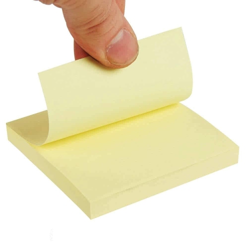 Self-Adhesive Translucent Sticky Note Pads 75x75mm 100 Sheet for Books Annotation, See Through Sticky Notes for School & Office