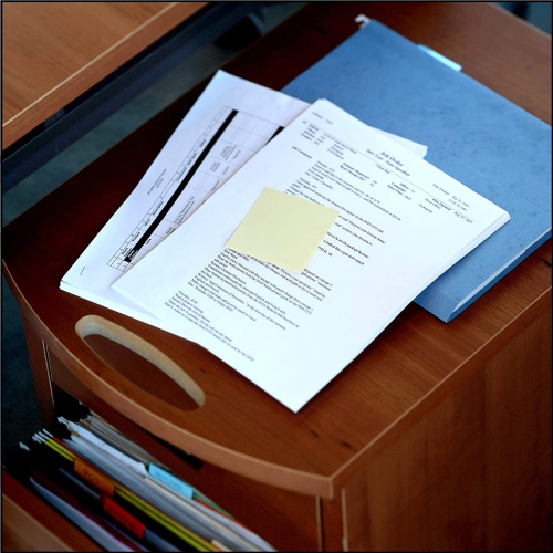 Self-Adhesive Translucent Sticky Note Pads 75x75mm 100 Sheet for Books Annotation, See Through Sticky Notes for School & Office