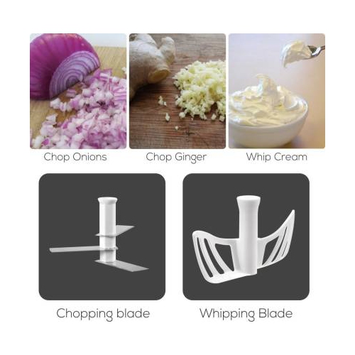 ISTAR Manual Food Chopper, Hand Pull String Vegetable Slicer Onions Cutter, Durable BPA free food safe material