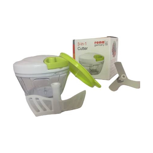 ISTAR Manual Food Chopper, Hand Pull String Vegetable Slicer Onions Cutter, Durable BPA free food safe material
