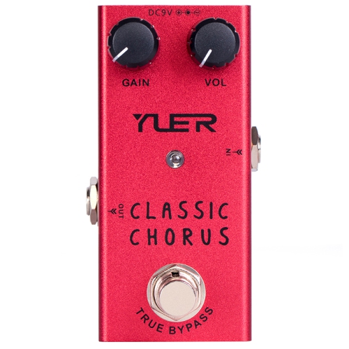 Pédale d’effet de choeur classique de YUER - True Bypass - New