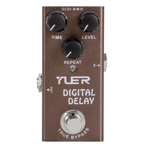 YUER Digital Delay Electric Guitar Effect Pedal True Bypass ✅New