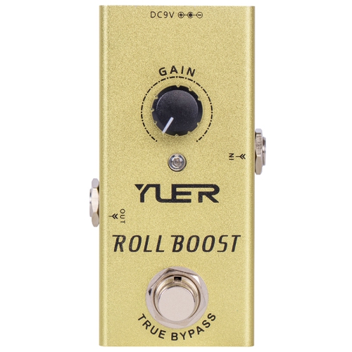 YUER  Roll Boost Electric Guitar Effect Pedal True Bypass ✅New