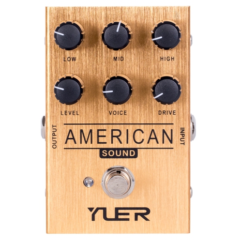 Pédale d’effet de guitare électrique American Sound de YUer - True Bypass - New