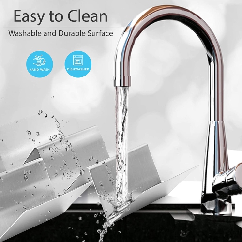 ISTAR Taco Holder Stainless Steel Taco Tray,Stylish Taco Shell Holders, Rack Holds Up to 4 Tacos Each Keeping Shells Upright, Health Material Taco