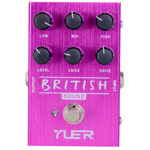 Pédale d’effet de guitare électrique British Sound de YUer True Bypass - New