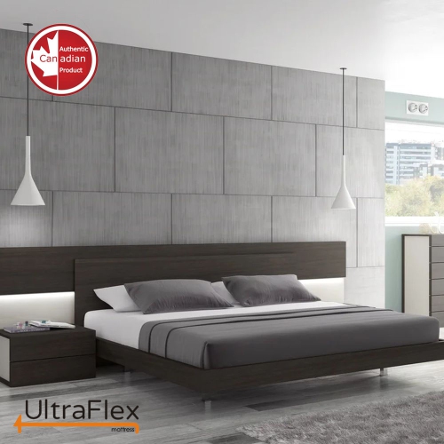 Ultraflex DESTINY- orthopédique, gel frais, mousse de soulagement de la pression, soutien posture multiple, transfert de mouvement bas, mélange de mo