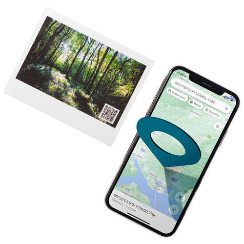 Fujifilm Instax Link Wide Smartphone Printer - Ash White